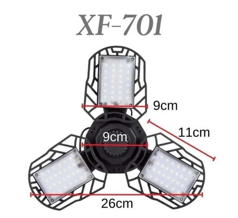 Фонарь лампа XF-701 (3xCOB) на солнечной батарее + USB (5 режимов)