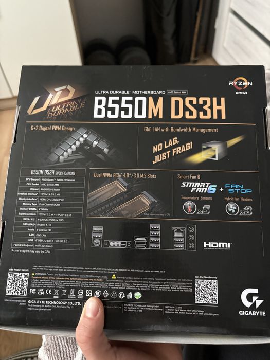 Płyta główna Gigabyte B550M DS3H