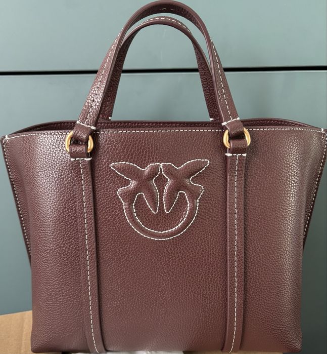 Pinko Miranda Shopper mini stan idealny, skóra naturalna