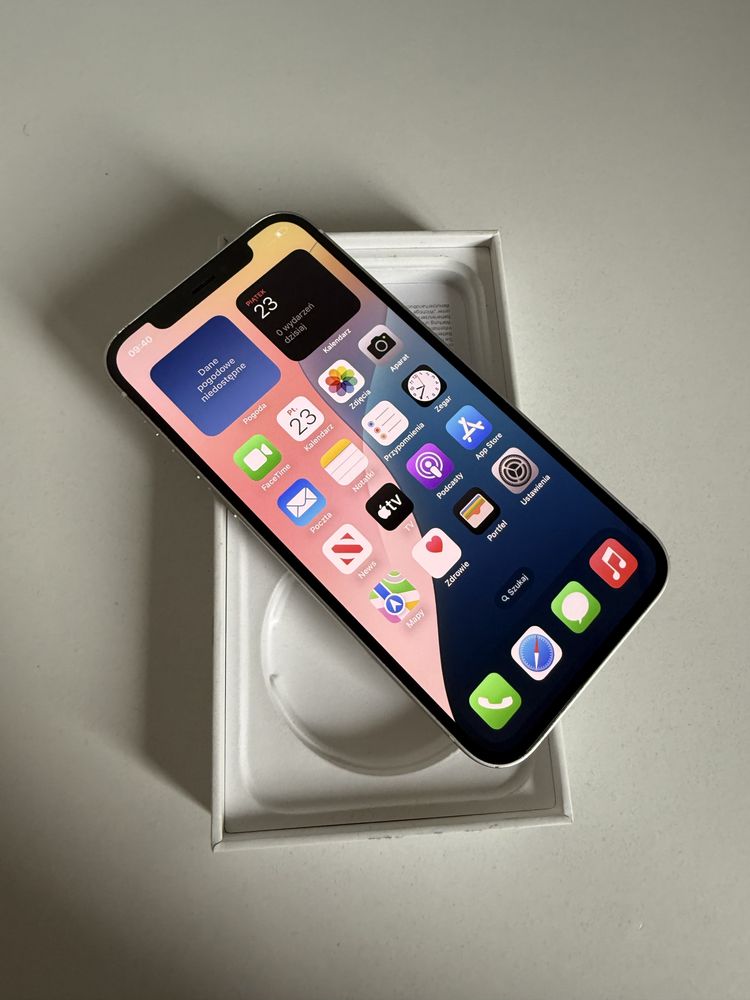 iPhone 12 128gb White Stan Idealny Bateria 100%