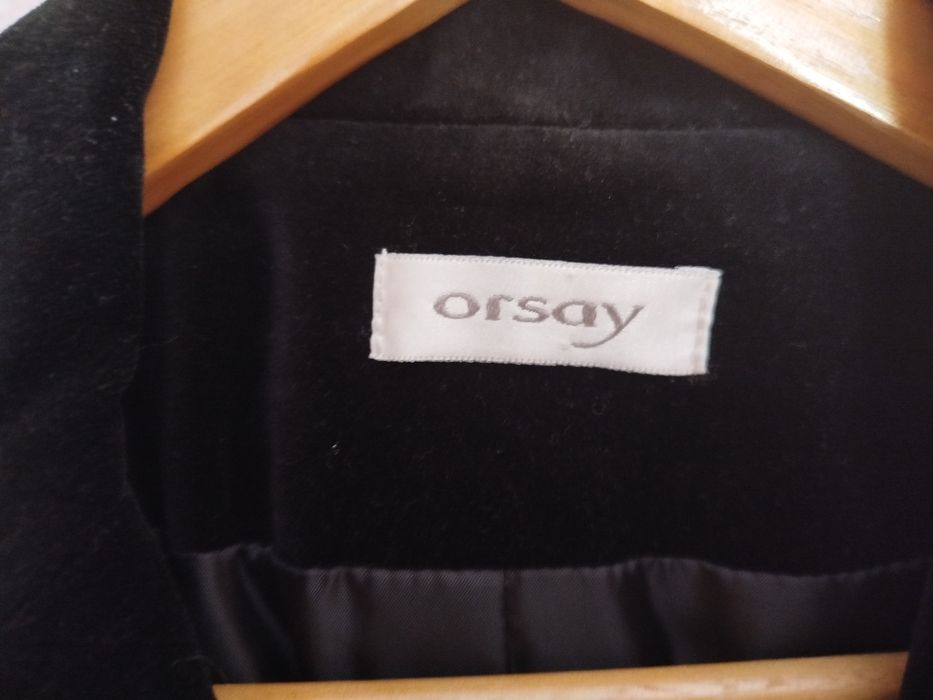 Żakiet z aksamitu/zamszu