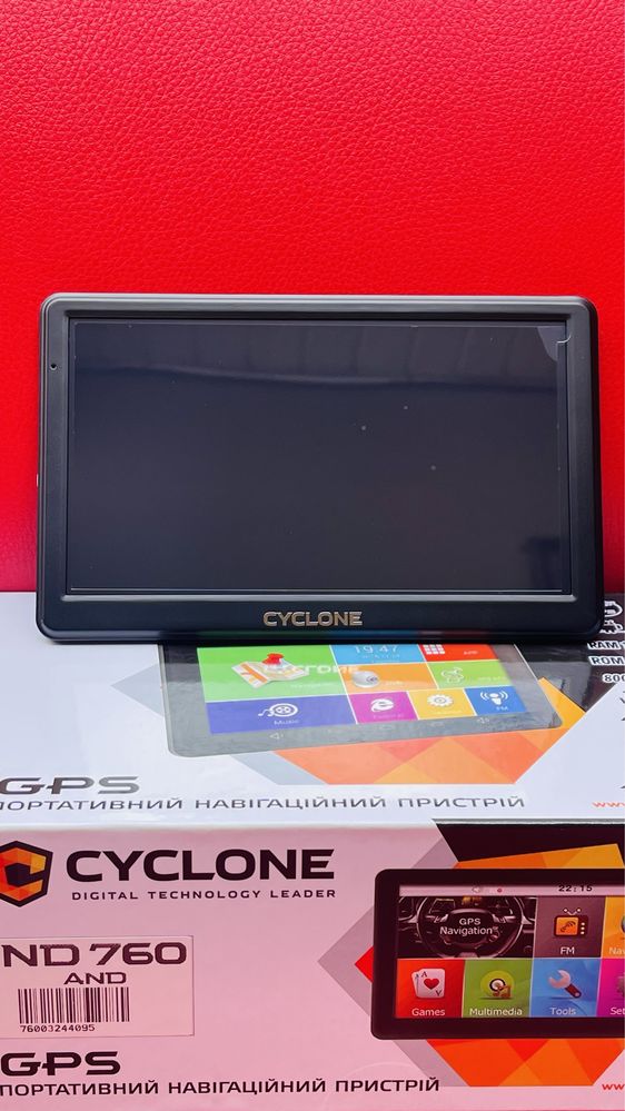Навігатор GPS Cyclone ND-760/Android/Igo/Navitel