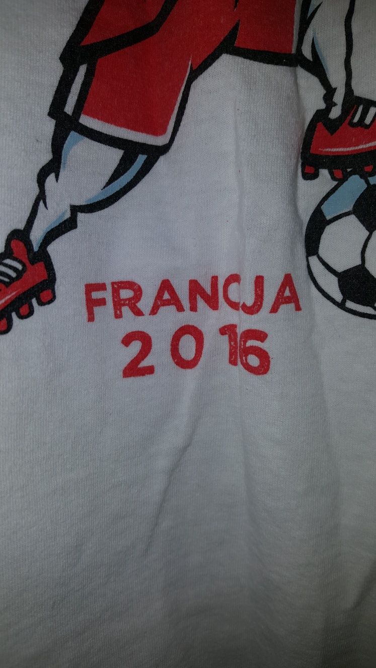 Koszulka kibica EURO Francja 2016 rozmiar S 36 Do boju Polsko orzeł
