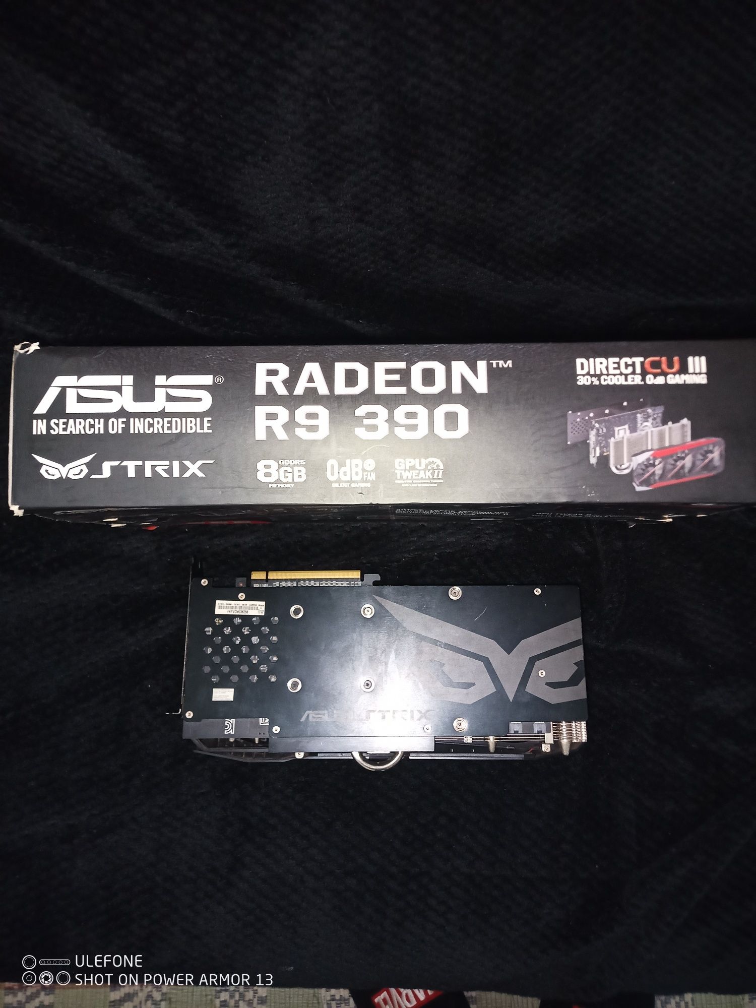 ASUS r9 390 8gb para peças