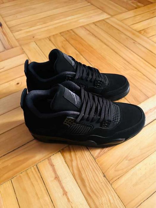 Buty meskie Mokasyny Jordan 4 Retro Black Cat R.45