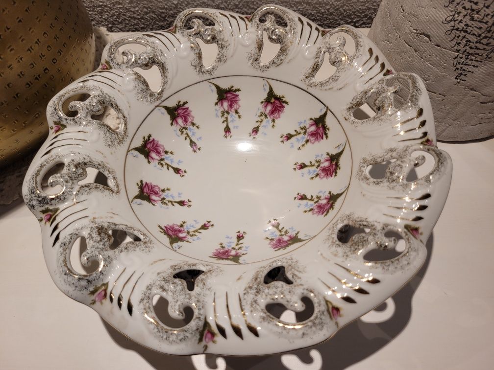 Porcelana Chodzież Patera Owocarka Salaterka PRL