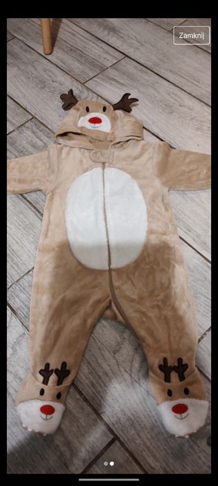 Strój renifera, świąteczny pajac