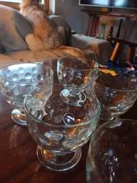 Pucharki szklane huta Hortensja