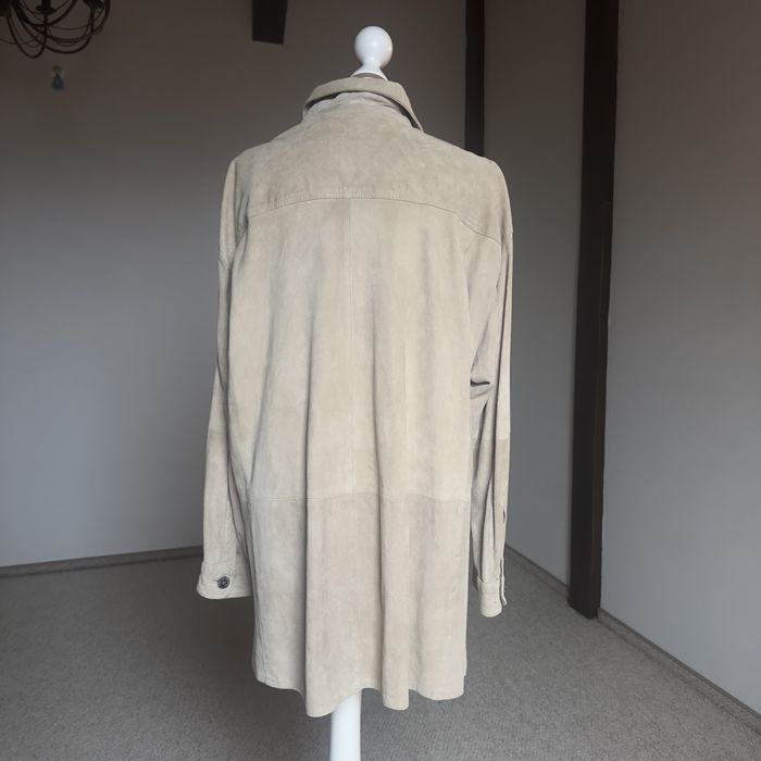 Рубашка із замша оверсайз