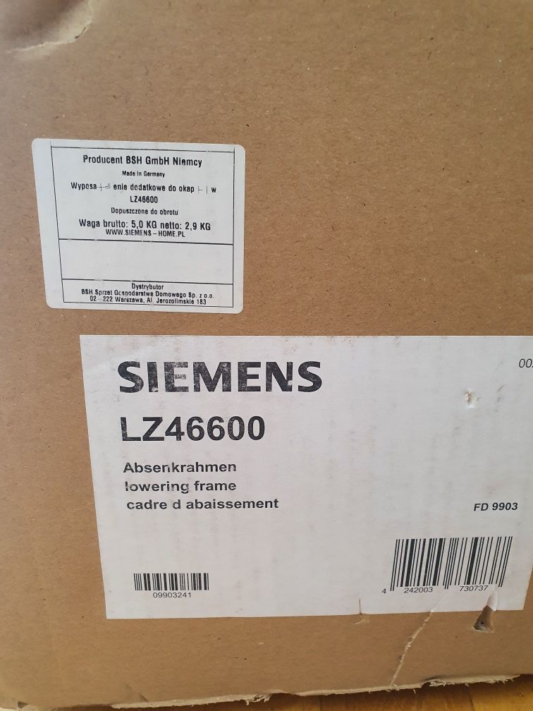 NOWY System wysuwany do okapu SIEMENS LZ46600