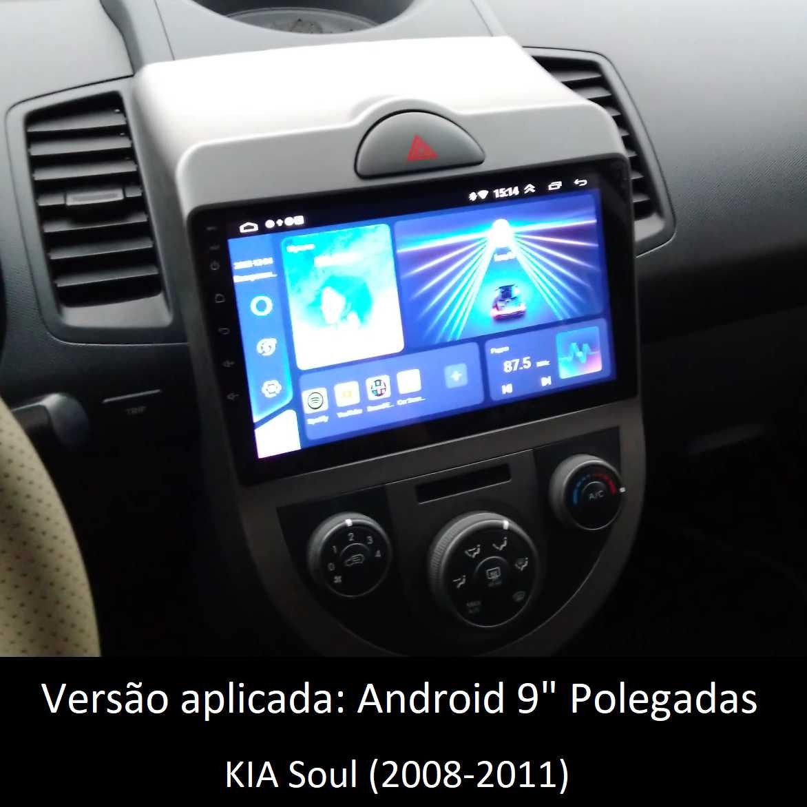 (NOVO) Rádio 2DIN • Kia SOUL (Desde 2008 até 2019) • Android [4+32GB]