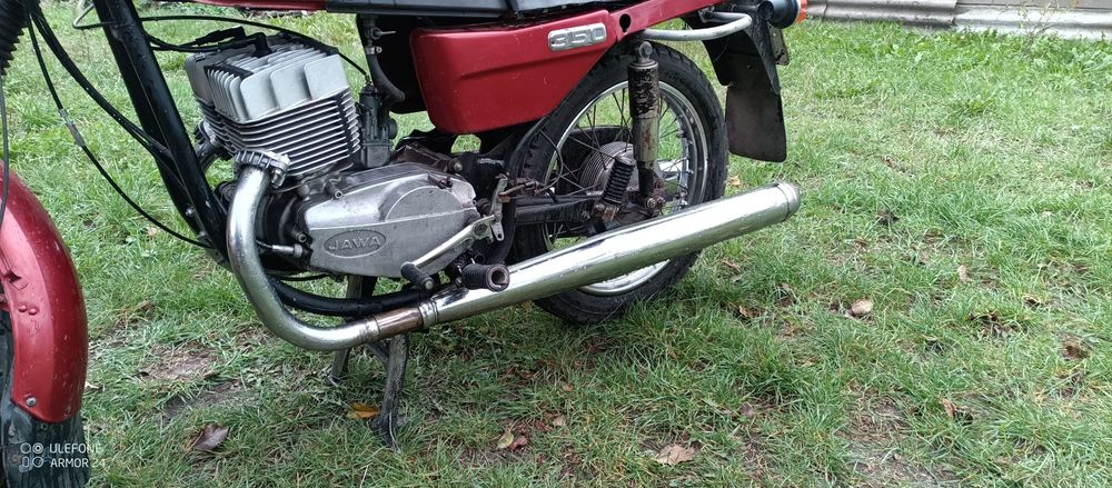 В зборі колесо на 18 ява 634-638 двигуни бак сідіння труби вилка руль