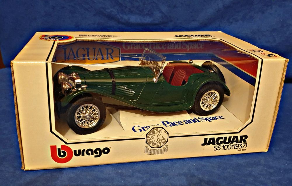 Bburago Martoys Jaguar SS 100 skala 1/18