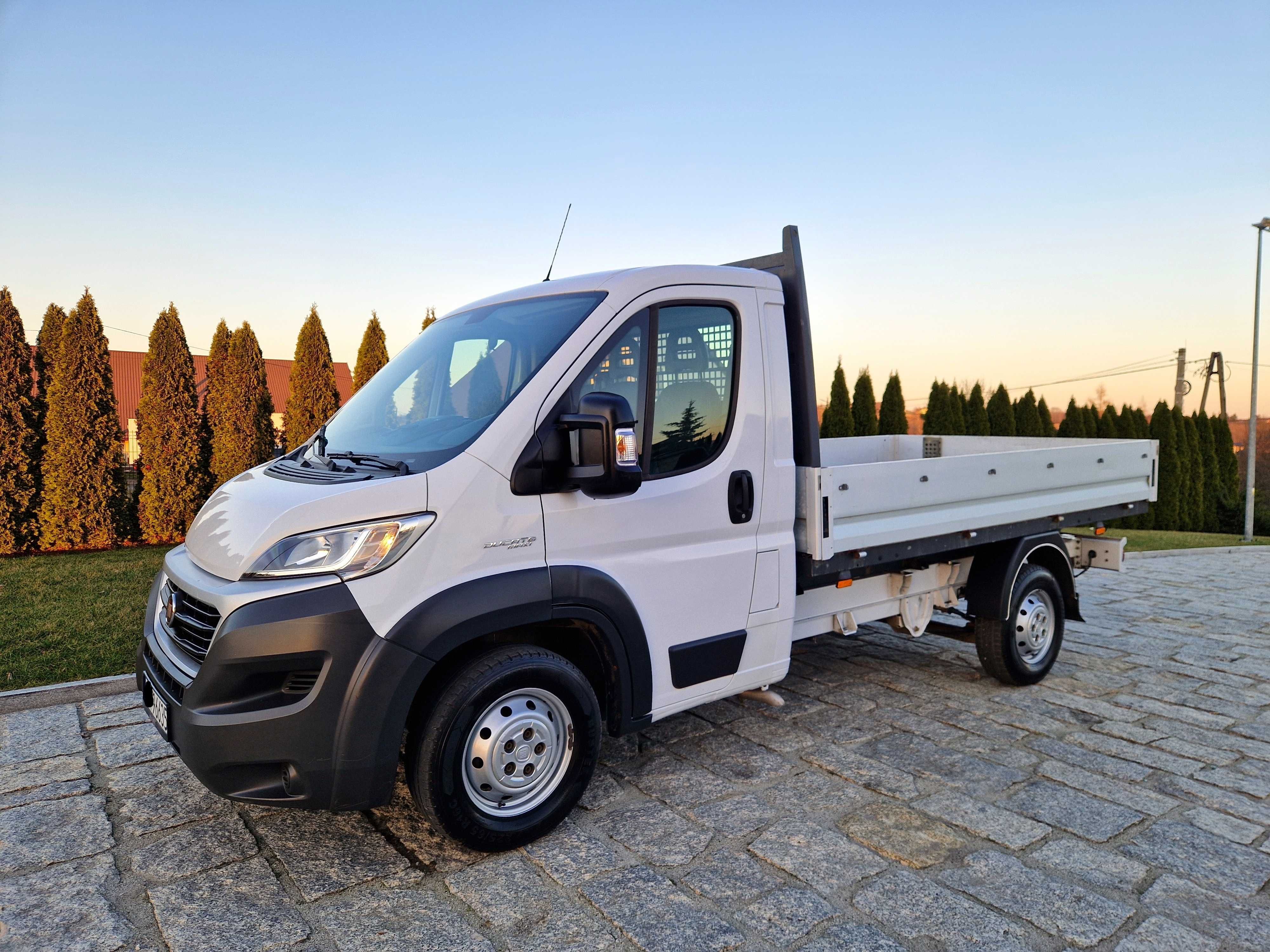 Fiat Ducato Maxi Skrzynia Plandeka Krajowy 1 Wł Klima master F-Vat 23%