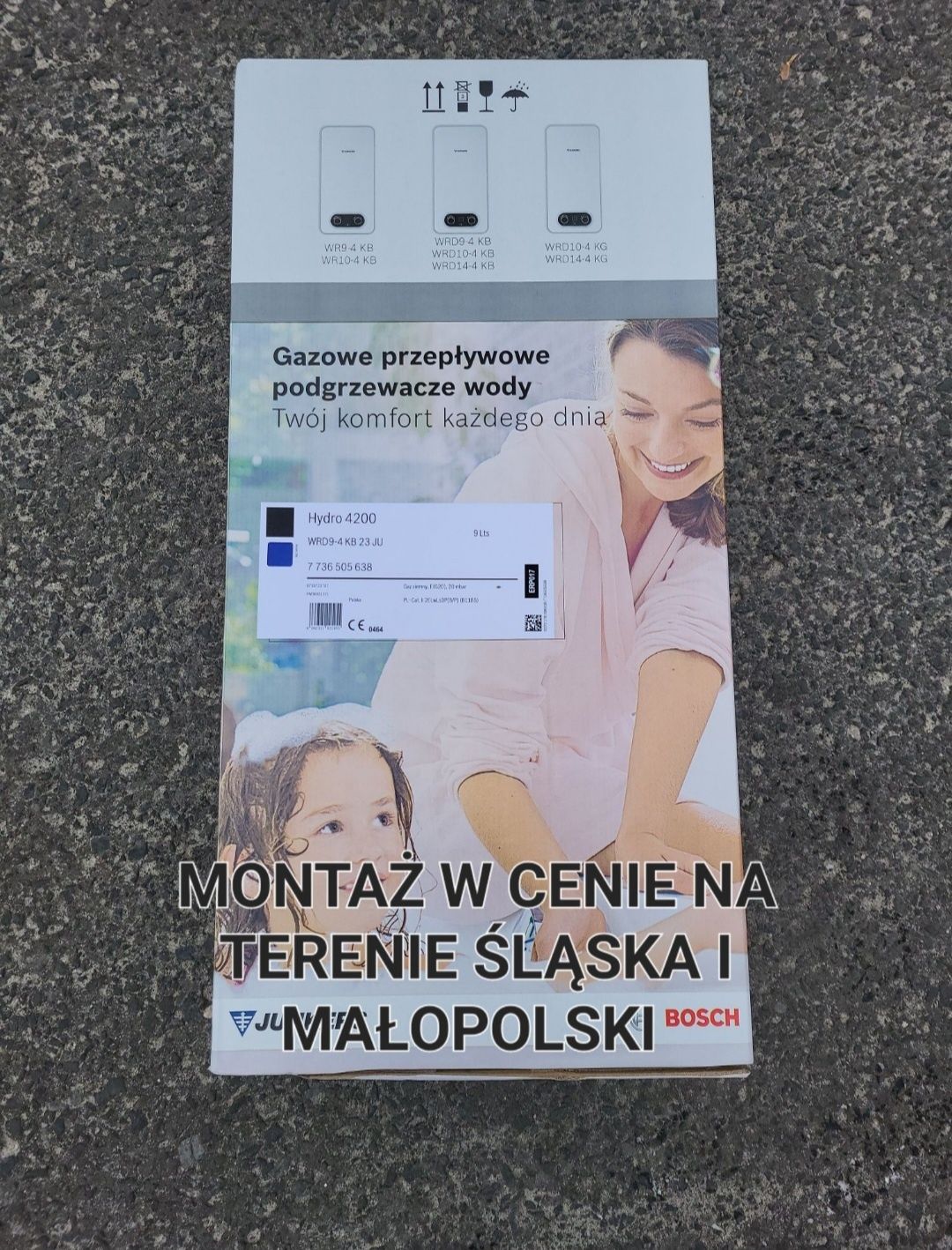 Bosch Junkers cena z montażem 4200 WR9 podgrzewacz koc