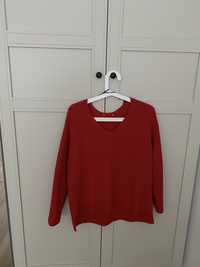 Piękny sweterek czerwony S