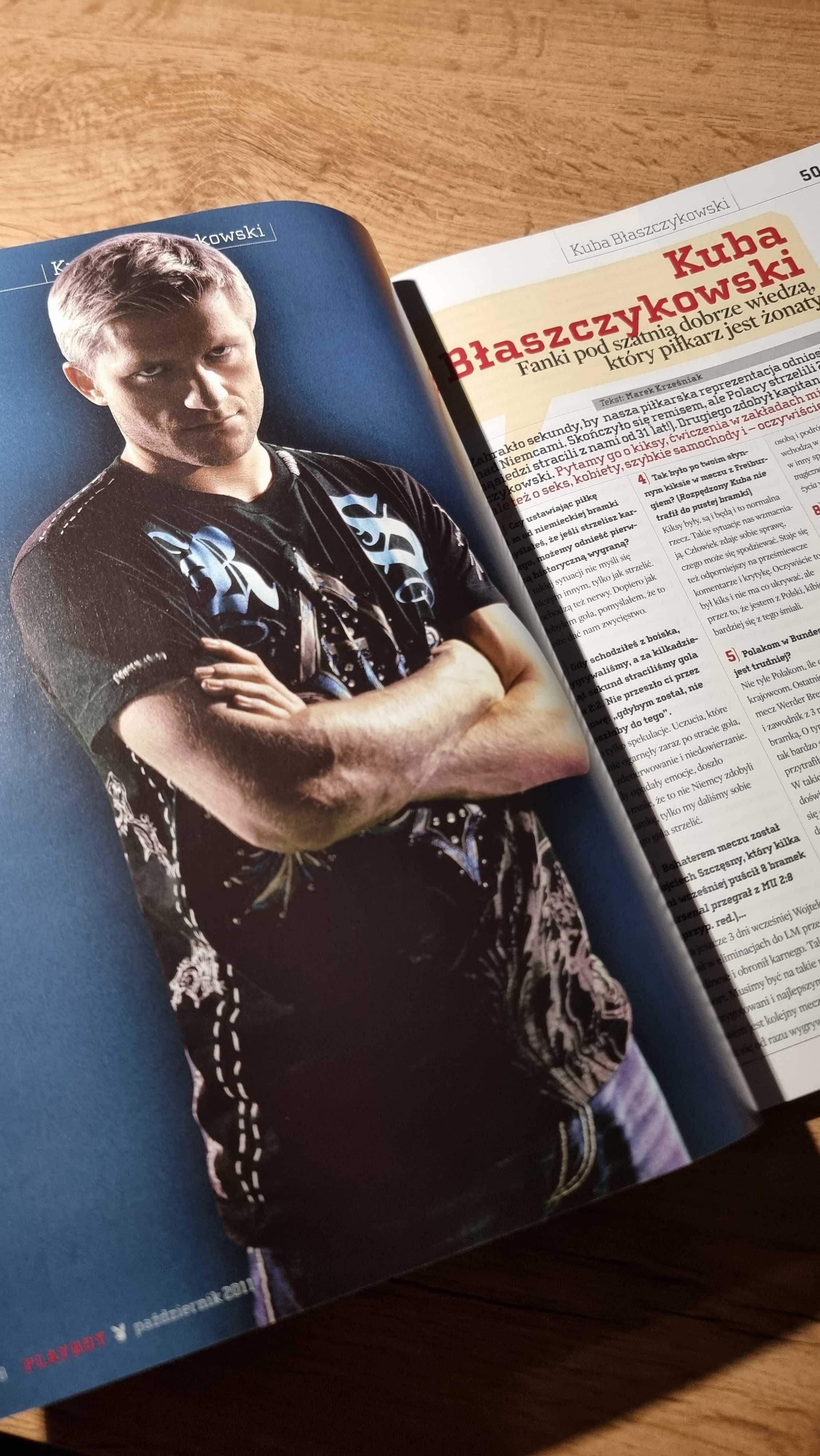 Playboy 10/2011 - sesja: Stadion w Poznaniu, Zoi Gorman, Kasia Danysz