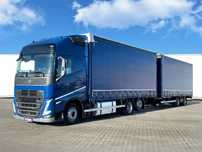 Volvo FH 460 / ZESTAW TANDEM 120M3 / PRZEJAZDOWY / SALON PL  pierwszy właściciel 38 palet