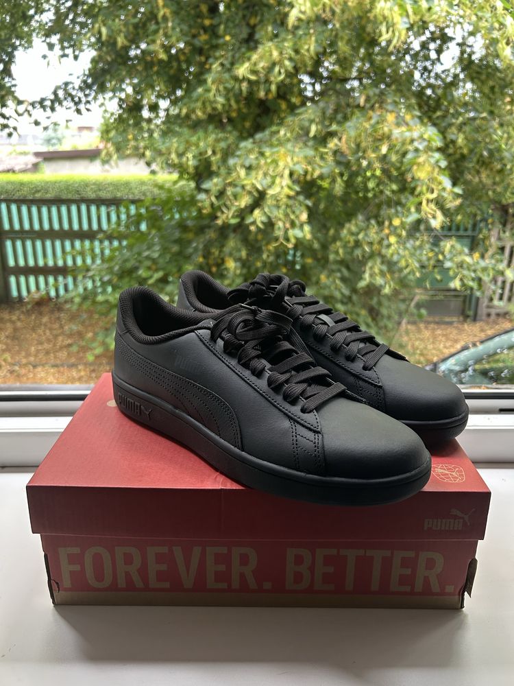 PUMA Smash v2 L Męskie Sneakersy BUTY SPORTOWE czarne r. 40