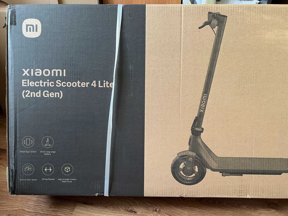 Nowa hulajnoga elektryczna Xiaomi 4 Lite 2 gen czarna