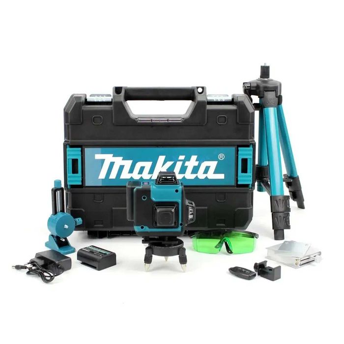 Акумуляторний лазерний нівелір Makita 34D 16 ліній штатив арт. 1508