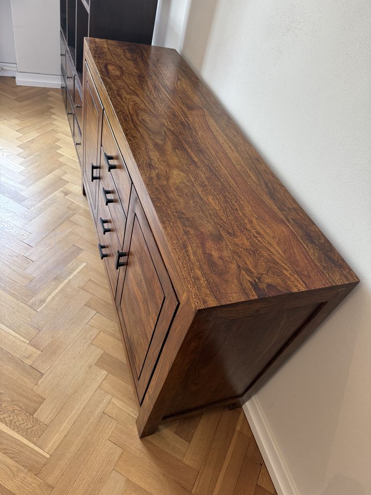 Solidna komoda z palisandru 150cm