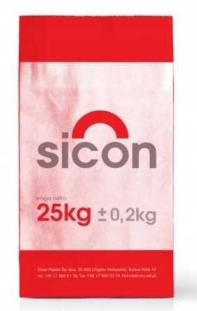 Posypka utwardzająca do beton SICON S1 25kg Grafit