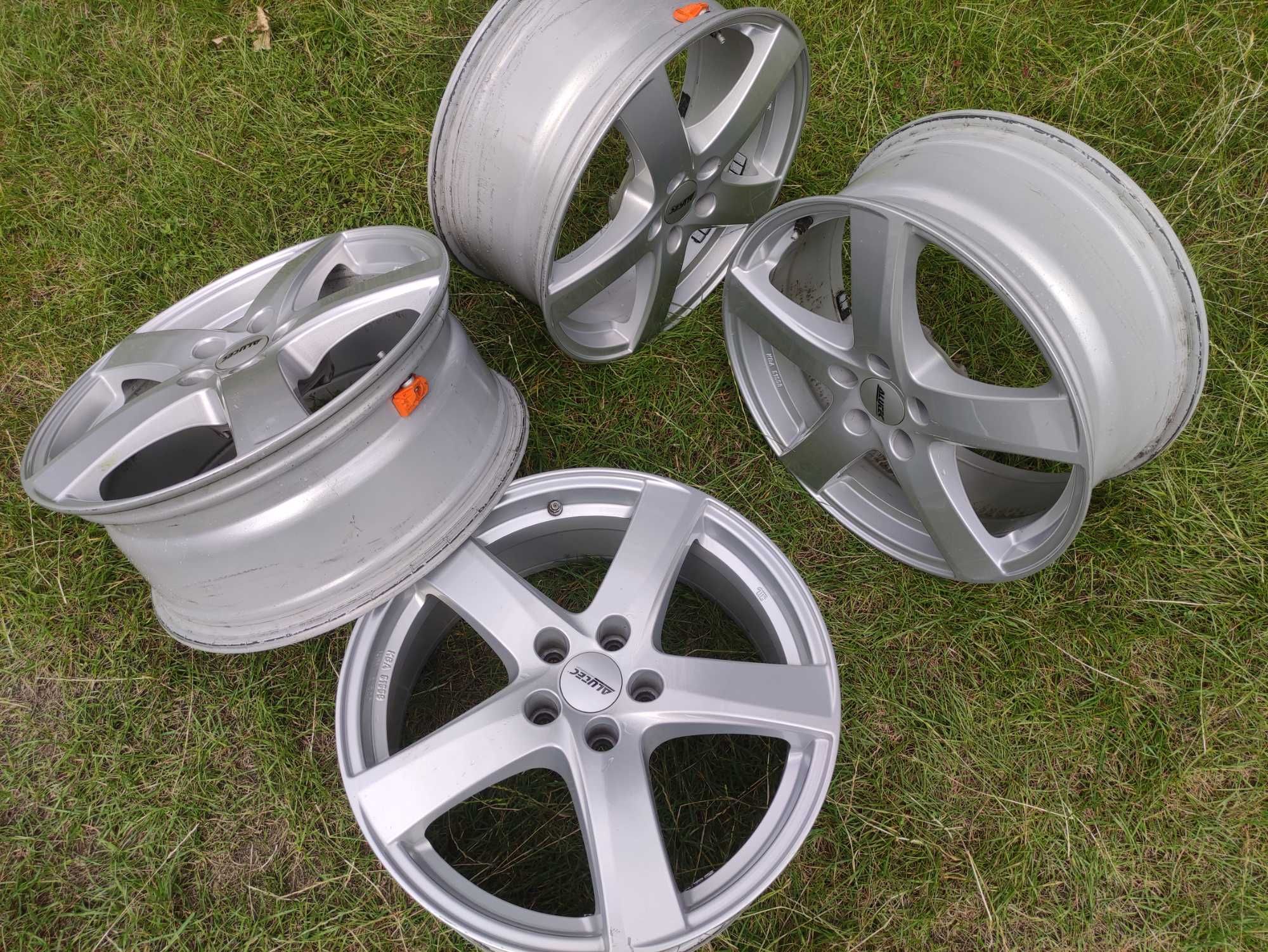 STAN IDEALNY 18 cali ALUTEC 5x112 ET38 Audi VW Seat Skoda CZUJNIKI