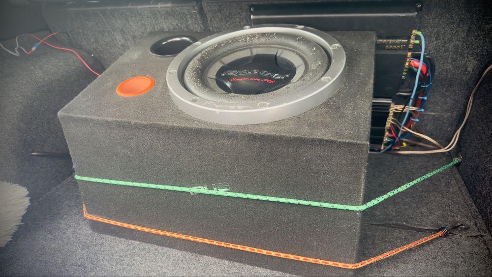 Subwoofer pioneer 3000w + amplificador mtx 2300w car auto