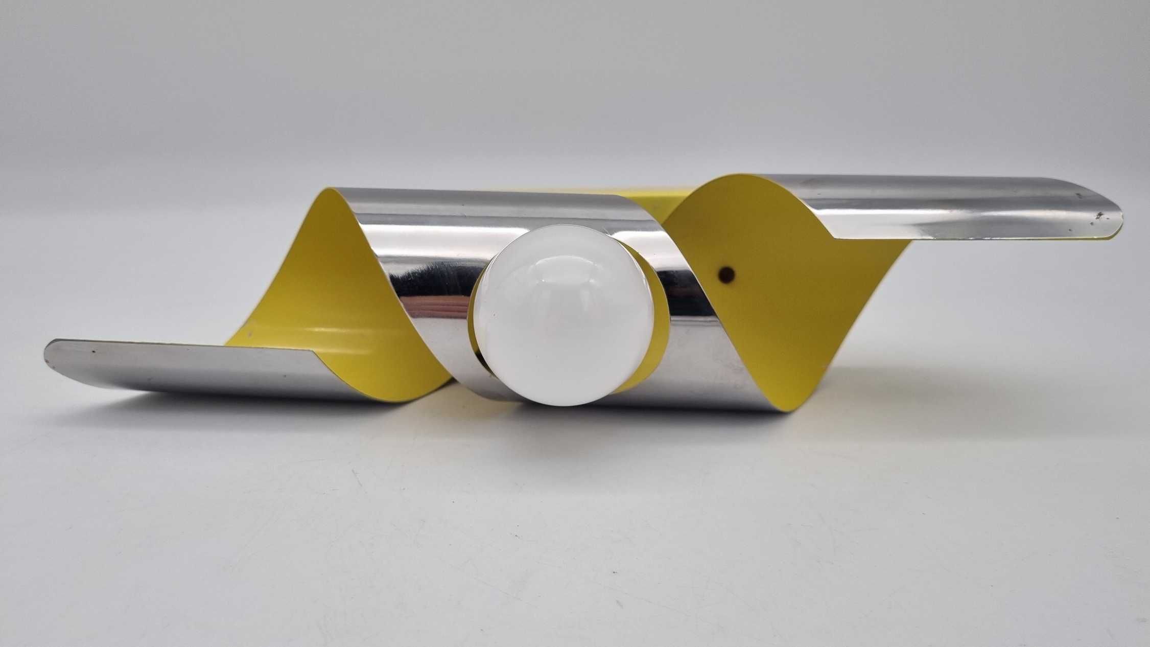 Kinkiet Space Age typ D1 00 lata 60 70 POLAM Bielsko Design PRL