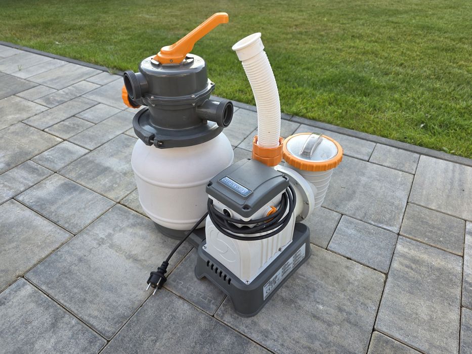 Basen Stelażowy Intex 450x220cm + Pompa i Grzałka Bestway + pokrowiec