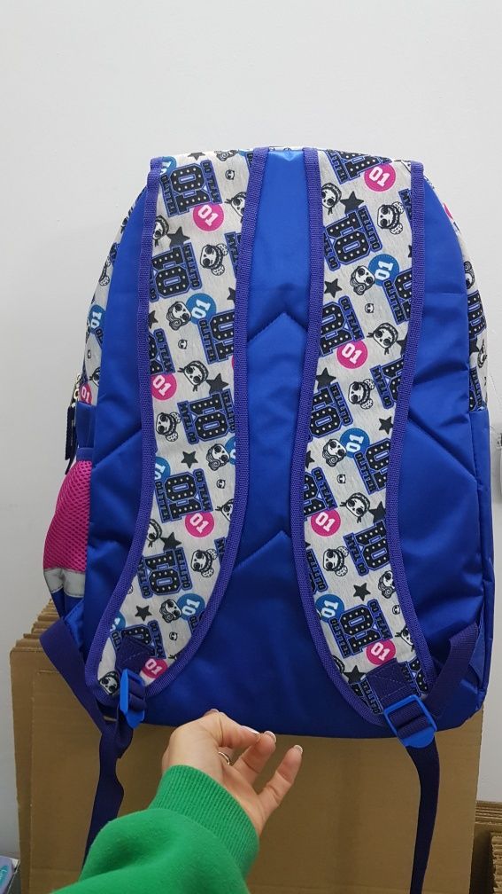 Plecak szkolny LOL duży mieszczący A4