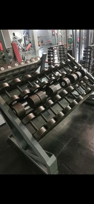 Гантельна горка 0.5-10кг, гантельний ряд металевий 12-35 кг