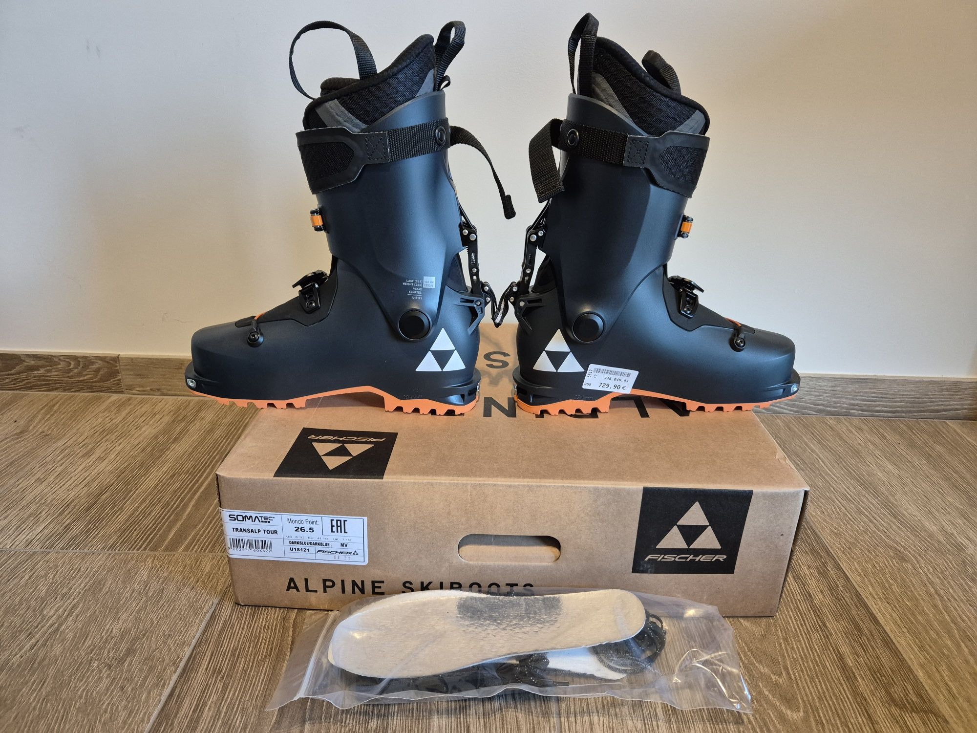 Buty skiturowe Fischer Transalp Tour roz. 26/26,5 i  25,5