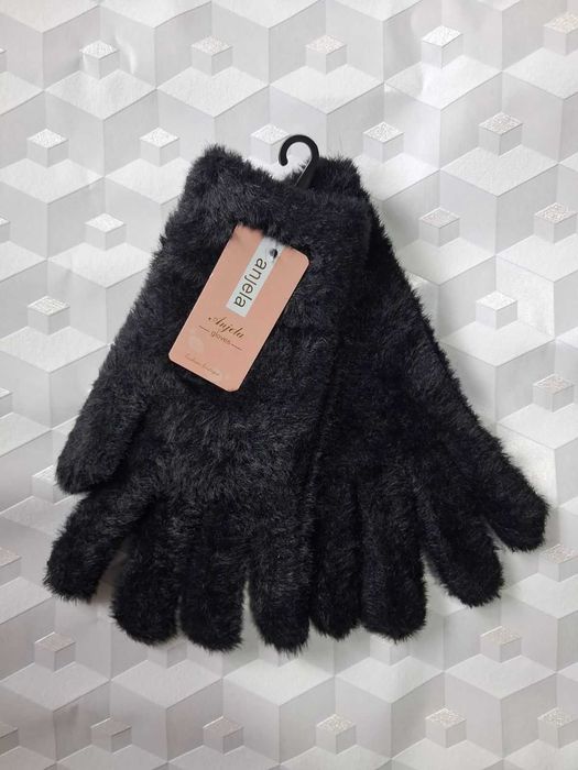 Рукавиці подвійні норка штучна