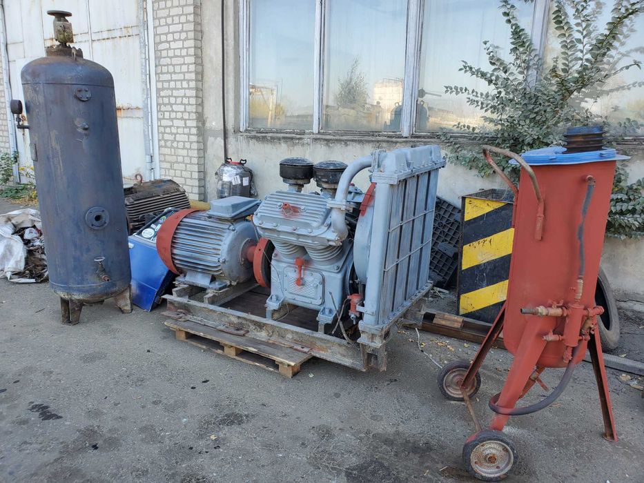 Компрессор 4ВУ1-5/9 Пескоструку в сборе