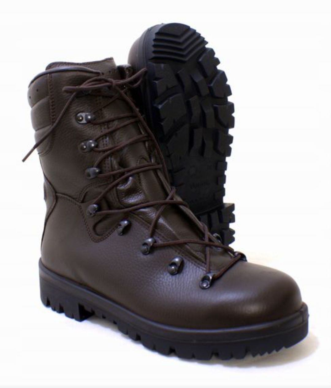 Buty zimowe MON roz.24,5 czyli 38,brązowe