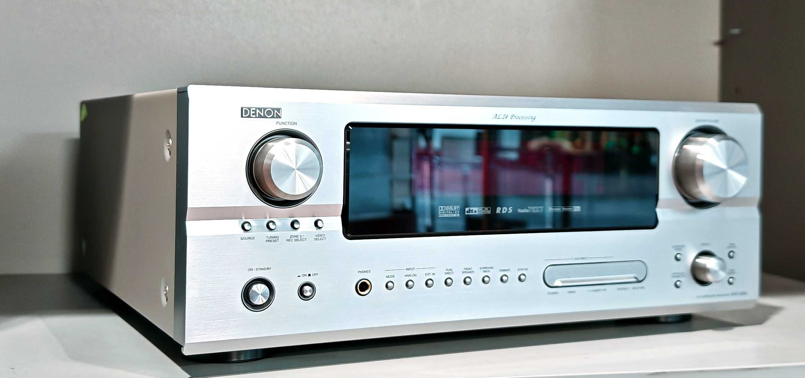 Amplituner 7.1 Denon AVR-2805 Pilot ALPHA 24Plus SHARC Dolby DTS JAPAN