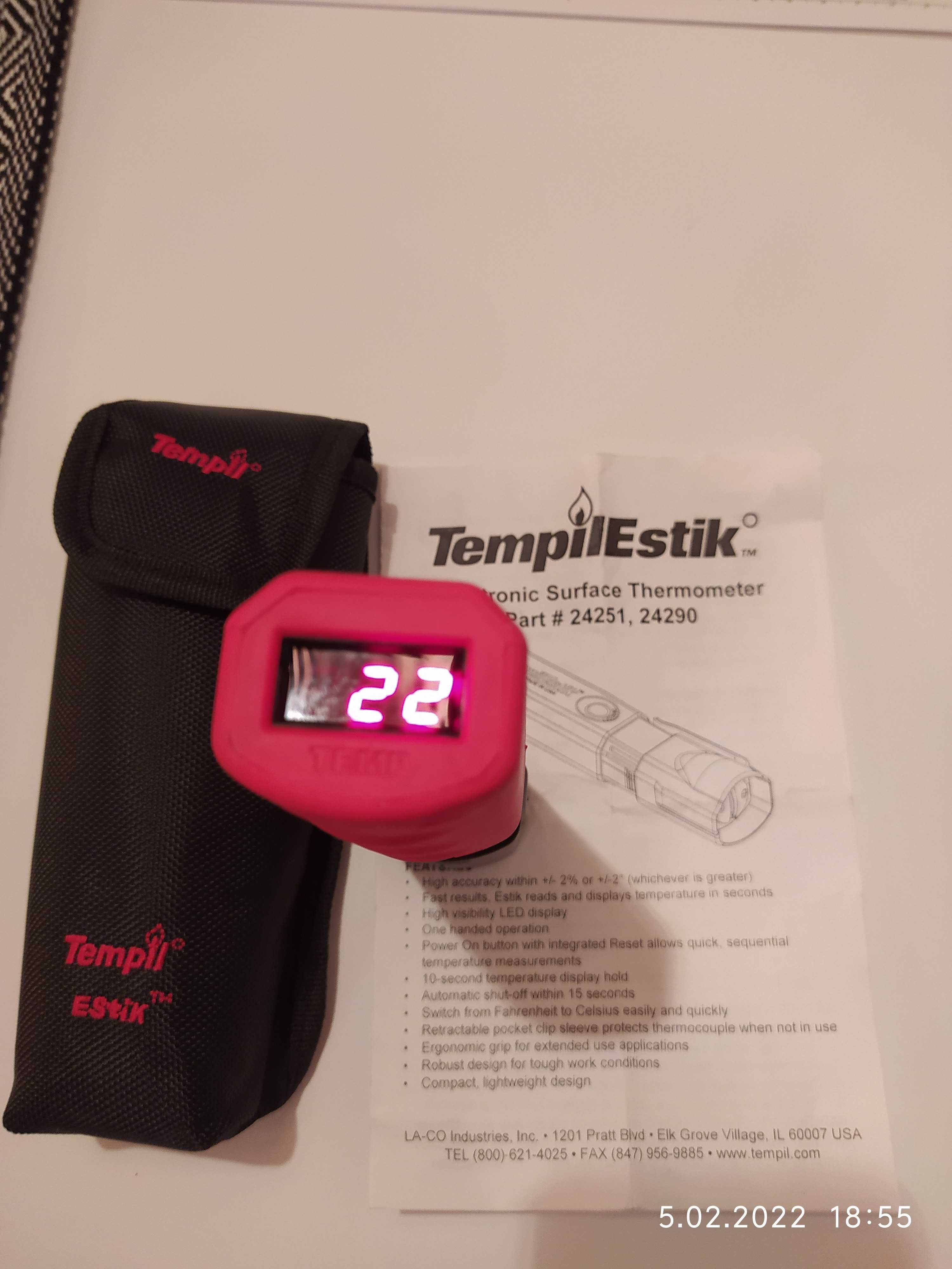 Termometr powierzchniowy elektroniczny TempilEstik