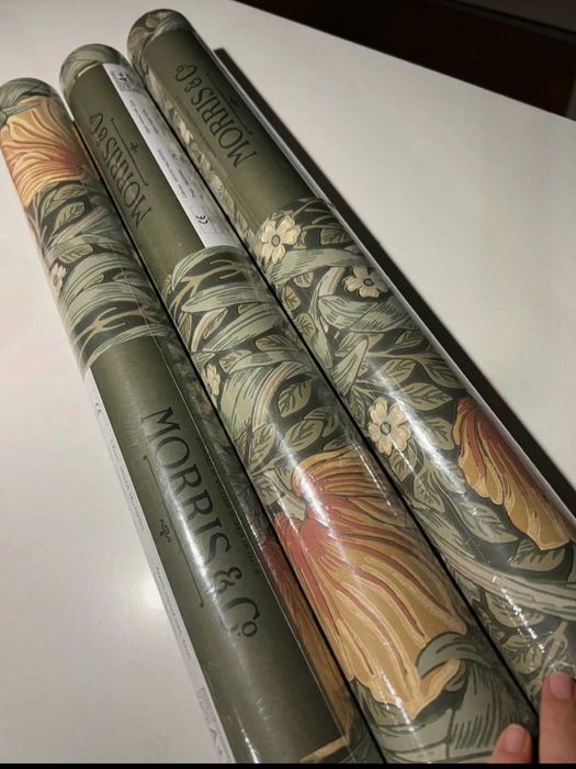 William Morris- klasyk, printrest, pimpernel. Nowa x 3 rolki.