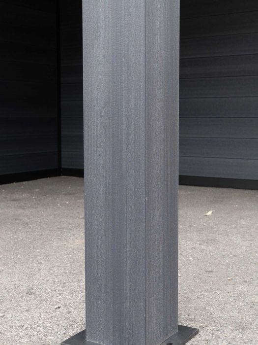 Domek ogrodowy kompozytowo-aluminiowy z pergolą