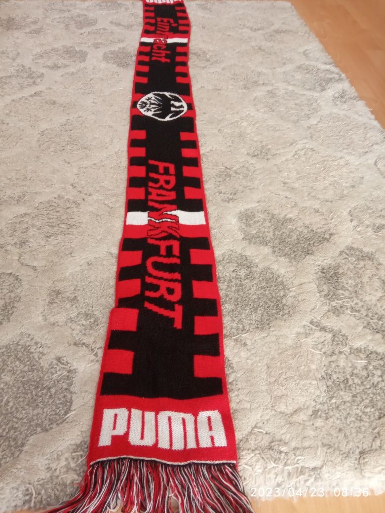 Szalik Eintracht Frankfurt Puma 15x185 oldschool dwustronny unikat