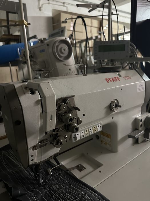 Stębnówka z potrójnym transportem automat do ciężkiego Pfaff 1525 juki