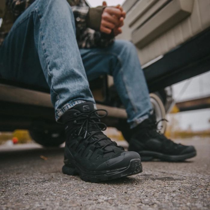 Берці тактичні Salomon Quest 4D Gore-Tex® Forces 2. Чорний