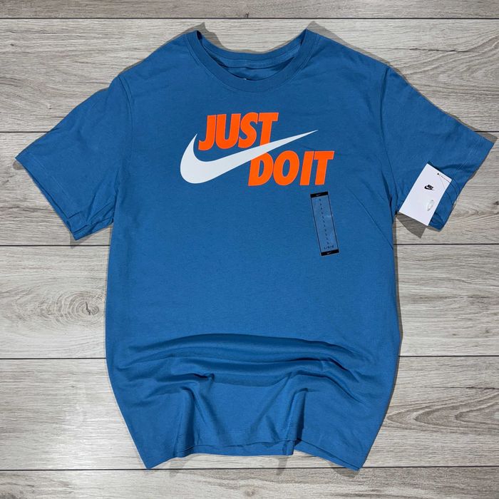 Абсолютно Нова синя Футболка Найк Nike JDI "just do it", розмір L