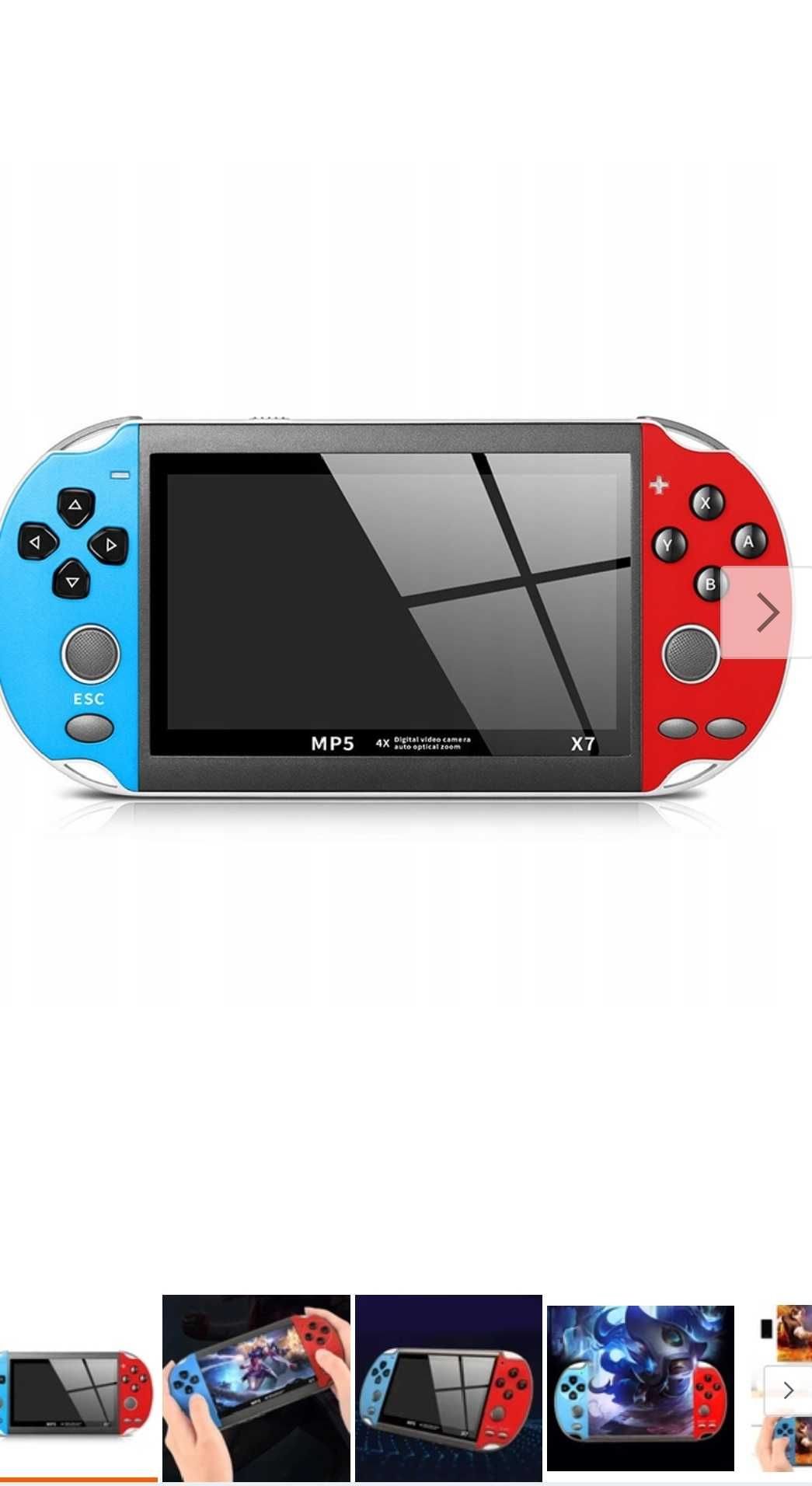 Konsola do gier X7 4.3'' PRZENOŚNA 8GB