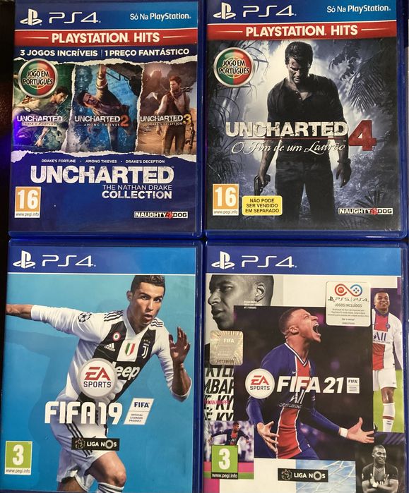 Vendo Jogos Ps4 como novos