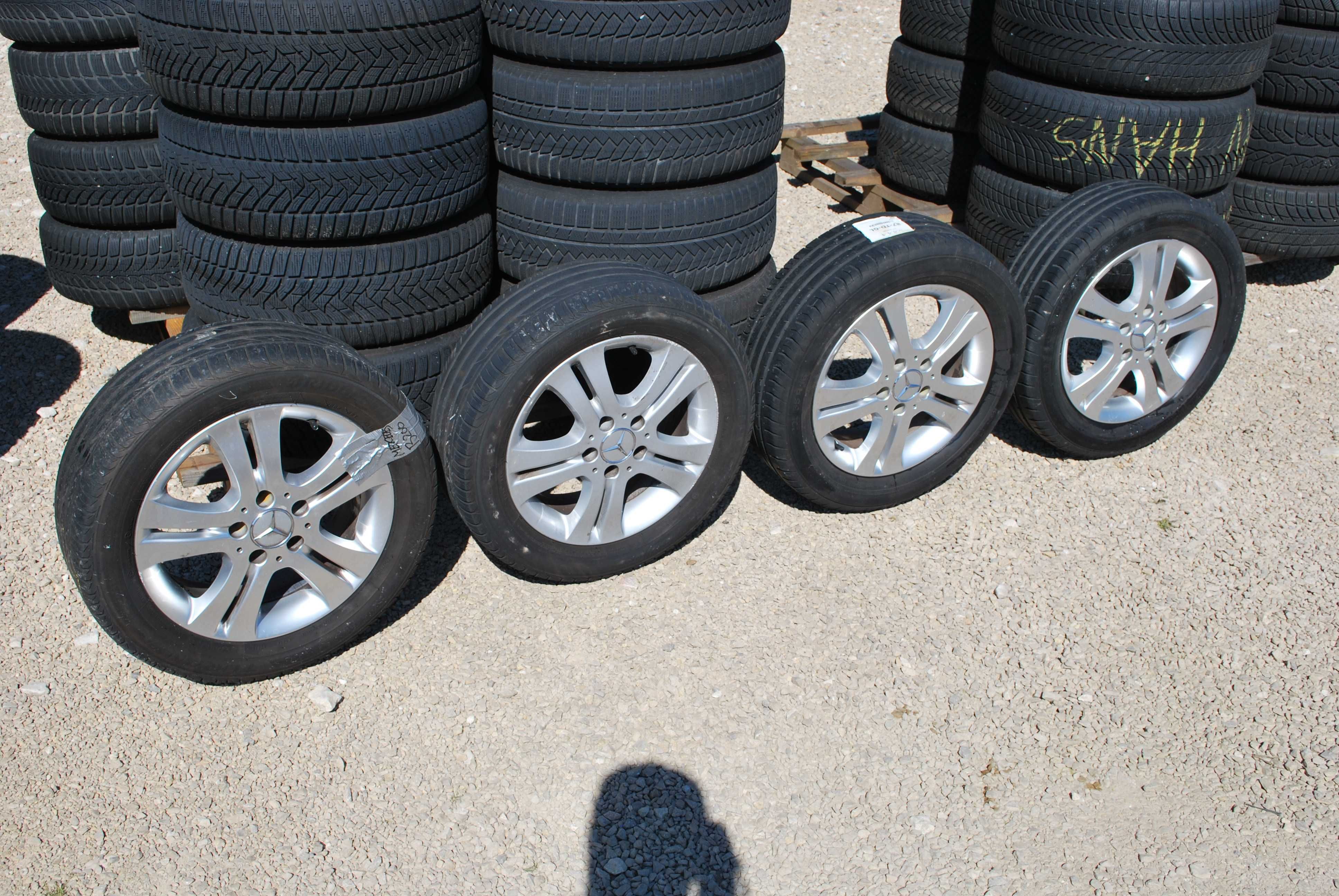 Koła 205/55 R16 5x112 Alufelgi + opony letnie Mercedes Seat Audi Skoda