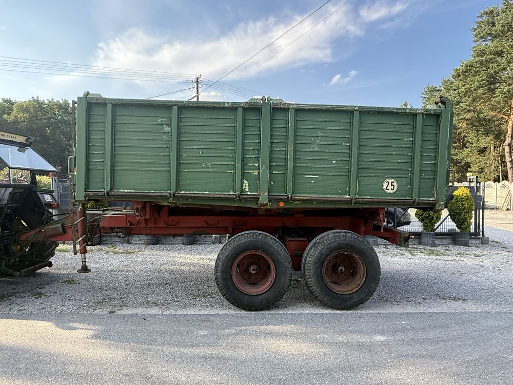 Przyczepa rolnicza wywyrotka 3 stronna tandem 11 ton