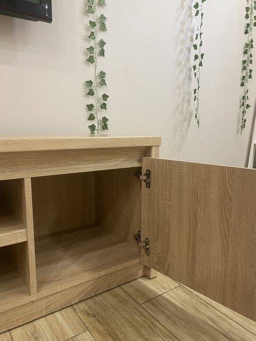 drewniana Szafka RTV , szafka pod telewizor , zabudowa